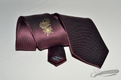 Cravatta promozionale con logo in trama