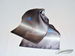 Sciarpa tessuto raso di poliestere 100% doppiata stampata con logo personalizzato AVIS